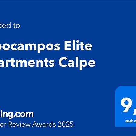 Hipocampos Elite Apartments Calpe Zewnętrze zdjęcie
